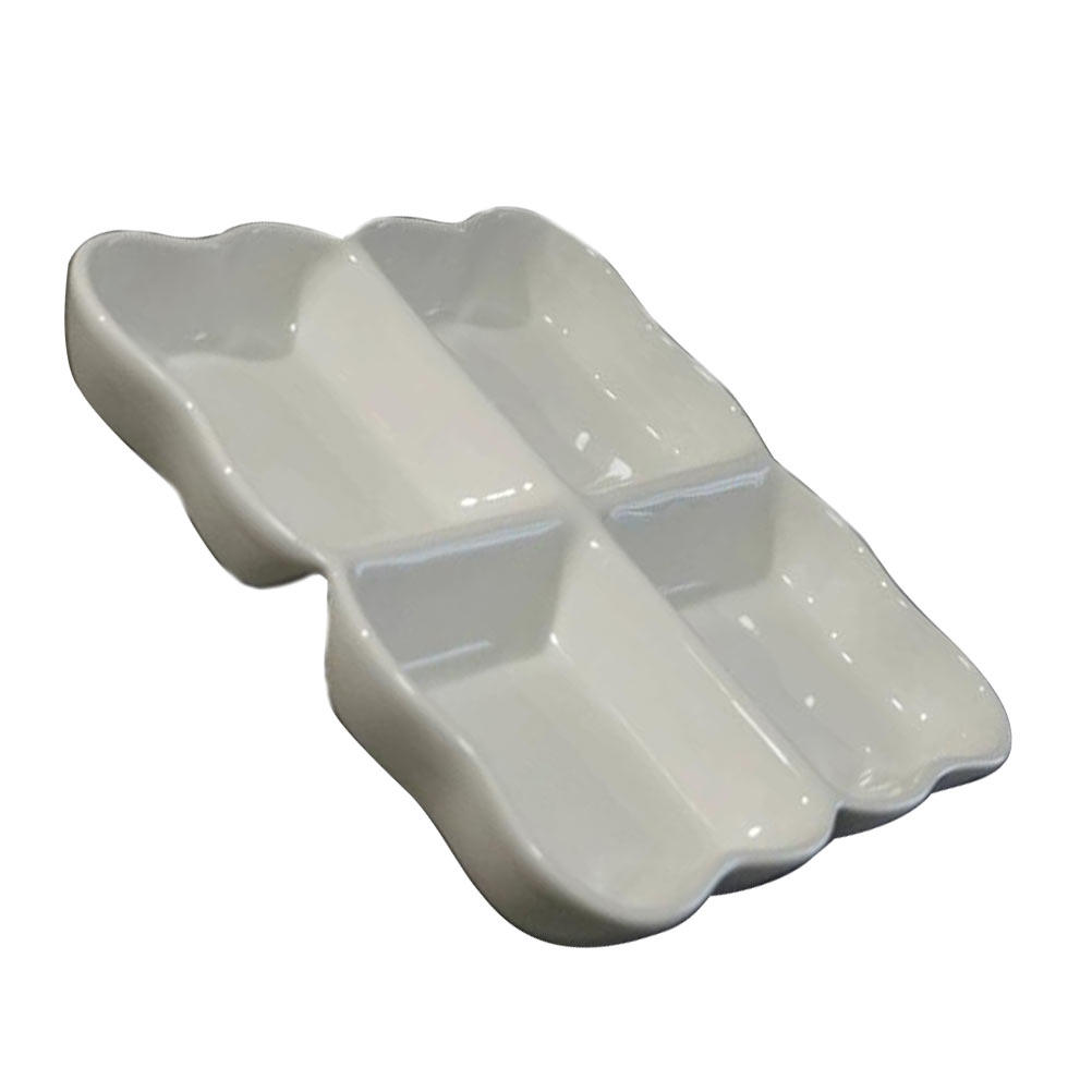 Food In Japanese Snacks - Plato de Cerámica con 4 Compartimentos