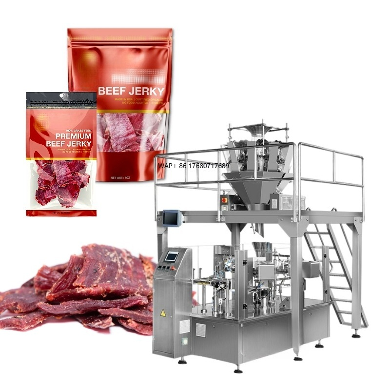 Jerky Beef Pack - Mini máquina envasadora Doypack de carne